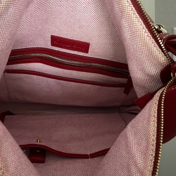 New oversized Dooney & Bourke pebbled grain leather shoulder bag - Picture 6 of 8